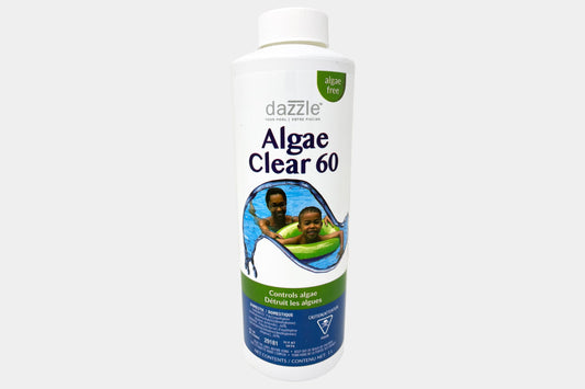 Dazzle Algicide Super Destructeur Algae Clear 60 1L DAZ03011
