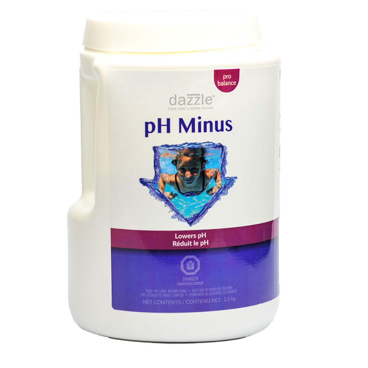Dazzle pH Minus 3,5 kg - DAZ04021 — Chimie | Destination Piscine Aide St-Bruno