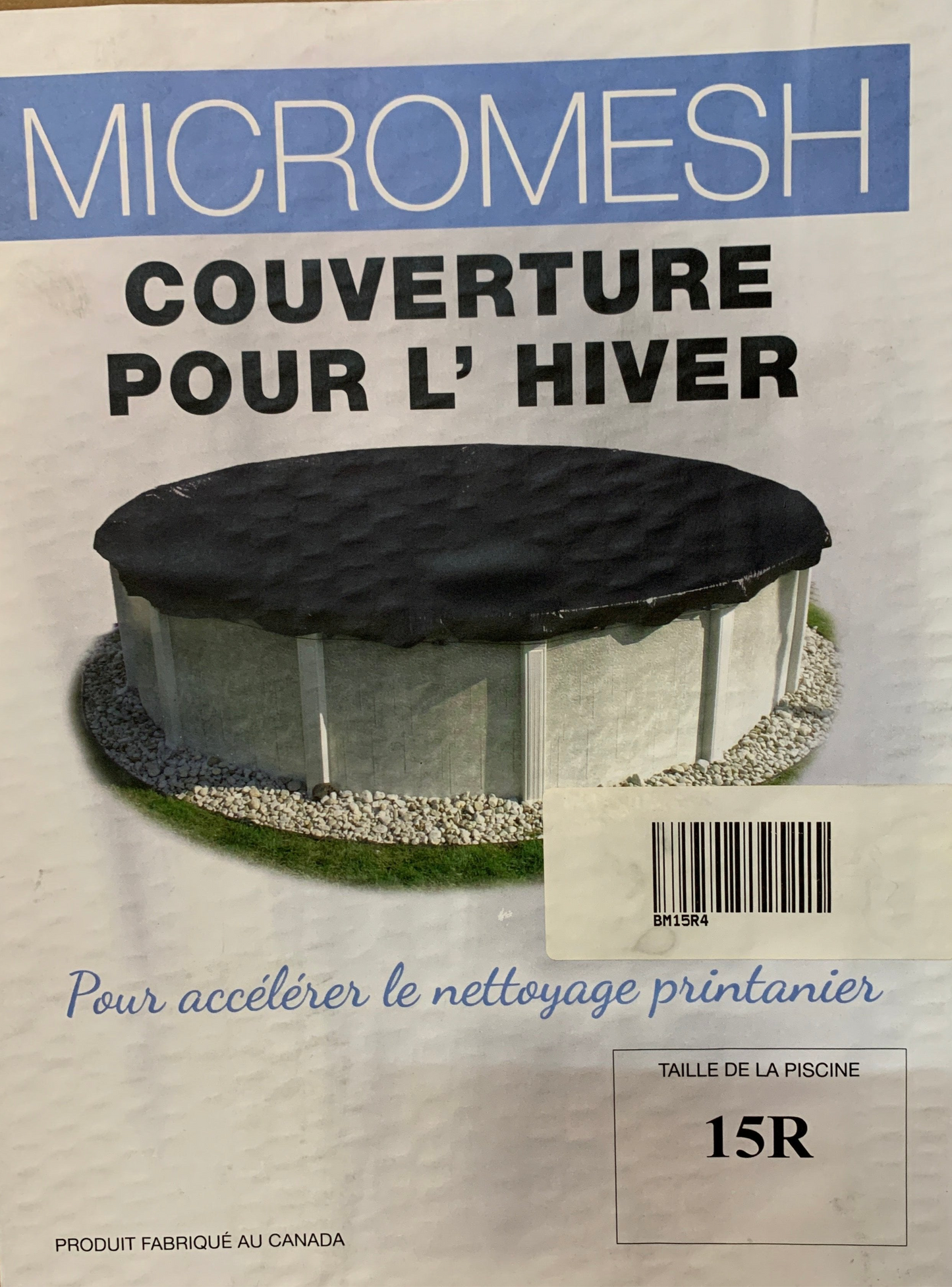 MICROMESH - Couverture d'hiver Micromesh pour piscine — Couvertures | Destination Piscine Aide St-Bruno