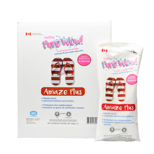 Dazzle Pure Wow Traitement Choc 12 x 350g DAZ02809 — Chimie | Destination Piscine Aide St-Bruno