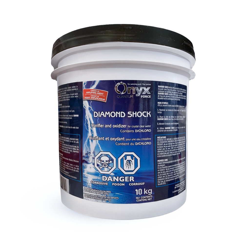 Onyx diamond shock 10 kg | Destination Piscine Aide St-Bruno