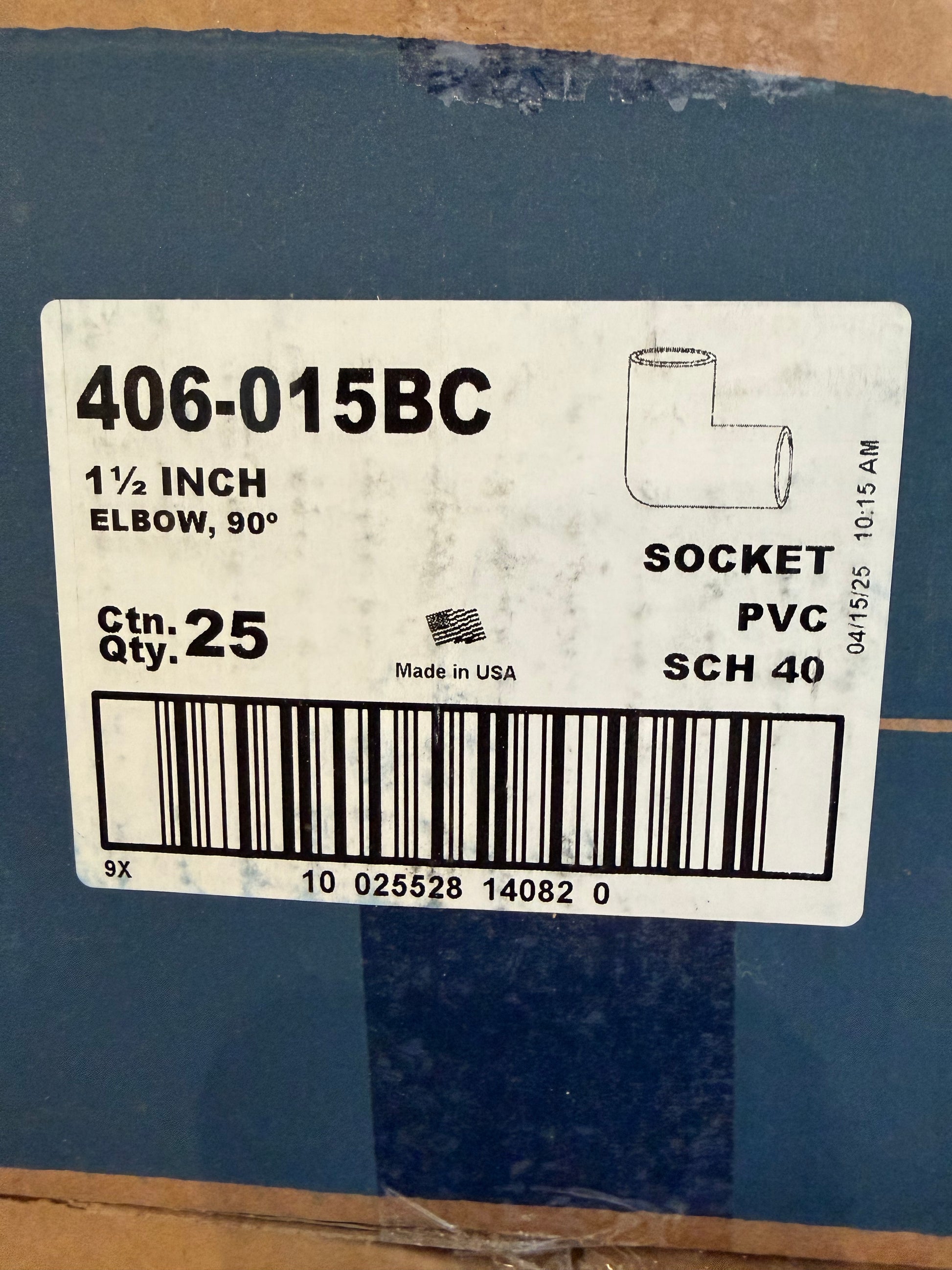 Westlake Pipe & Fittings Coude à 90 degrés en PVC SCH40 de 1,5 po 406-015bc — Plomberie | Destination Piscine Aide St-Bruno