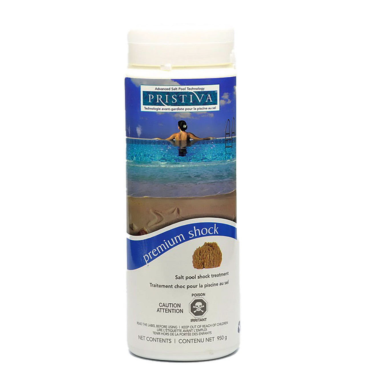 Pristiva Premium Shock 950gr - Traitement Choc Piscine Sel PRC35150