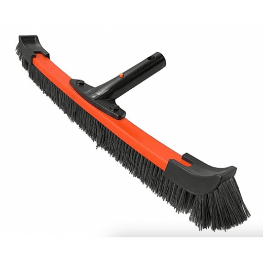 Poolstyle Brosse Suprême 18" Plastique Orange Noir.1