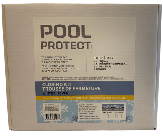 Pool Protect Trousse fermeture hors-terre chlore/sel — Chimie | Destination Piscine Aide St-Bruno