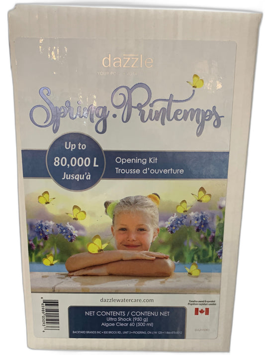 Dazzle Trousse de mise en service traditionnelle 80 000L DAZ05093 — Ouverture | Destination Piscine Aide St-Bruno
