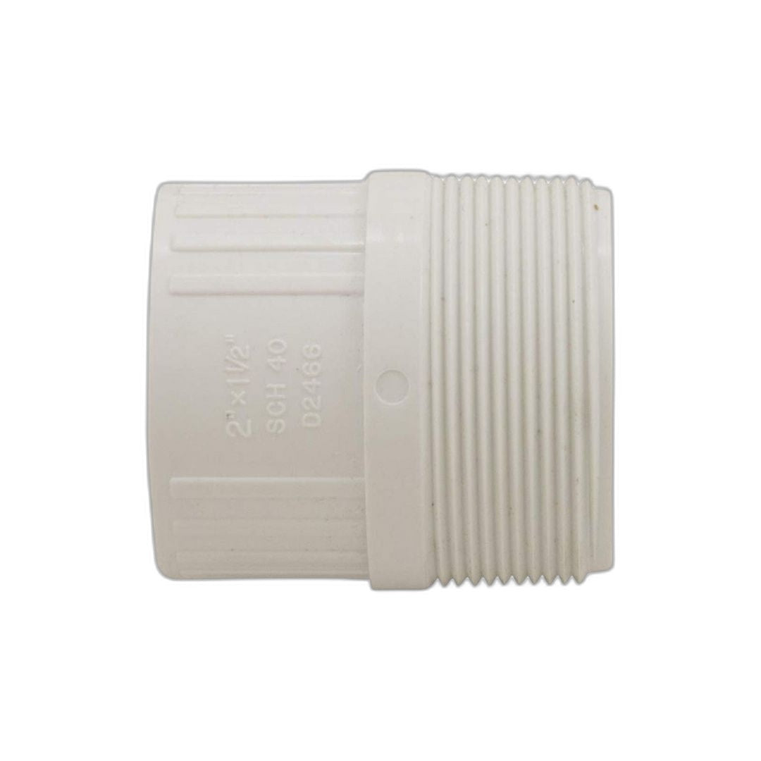 Adapteur Réducteur Vissé Mâle 2" x Femelle 1 1/2" — Pièces | Destination Piscine Aide St-Bruno