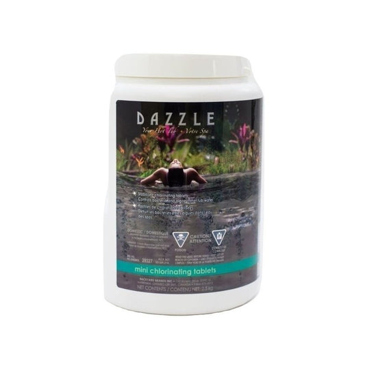 Dazzle Tablettes de Chlore à Dissolution Lente 2,5 kg DAZ08202