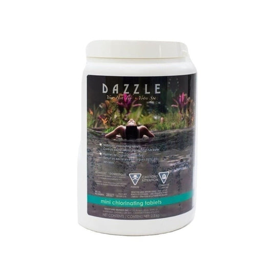 Dazzle Tablettes de Chlore à Dissolution Lente 2,5 kg DAZ08202