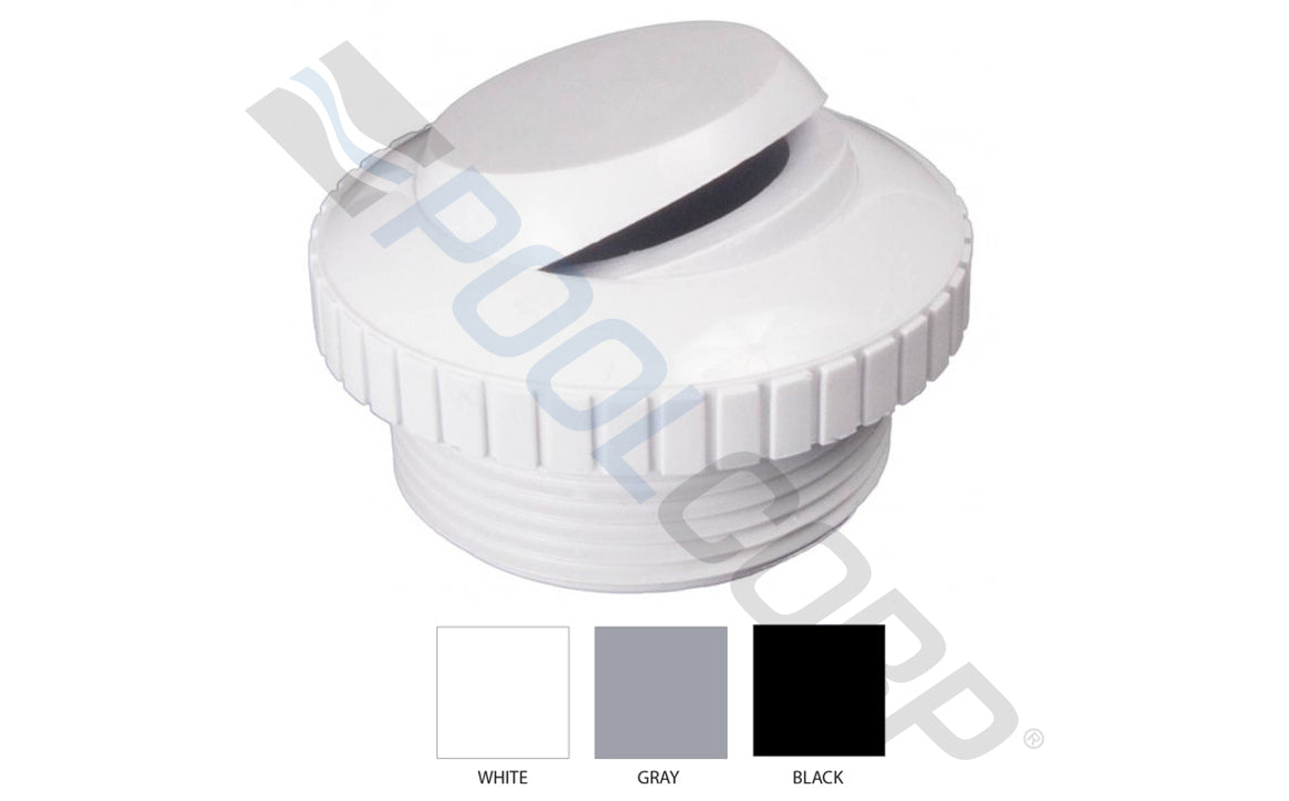 Raccord Hydrostream blanc MPT de 1,5 po avec ouverture fendue i26