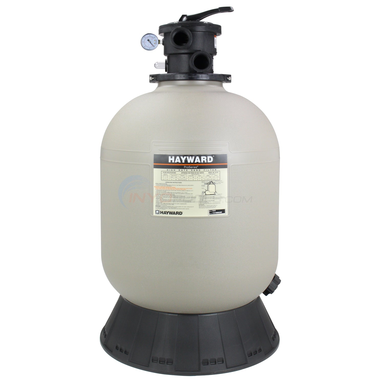 Hayward Filtre Pro-Série 21 po avec boyau 225 lb valve 1,5 po HAY-05-6005 — Pièces | Destination Piscine Aide St-Bruno