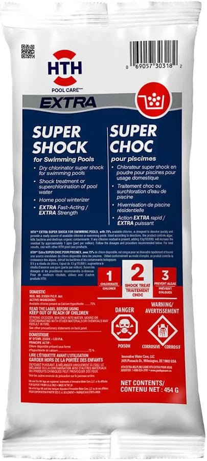 HTH Chlore granules HTH Extra Super Choc - 454 g 75% i26