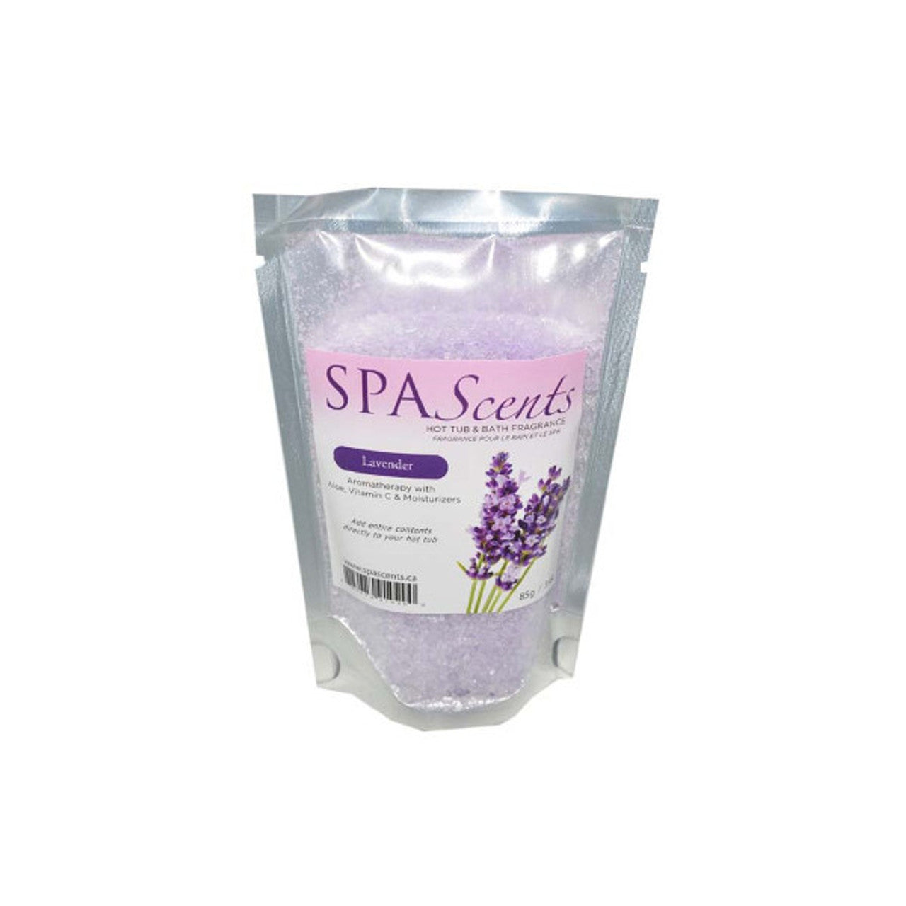 SpaScents Lavande 3oz / 85gr - Cristaux Aromathérapie