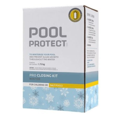 Pool Protect Trousse de Fermeture Hiver 80 000L Chlore Sel